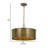 Aelia 3 - Light Drum Chandelier