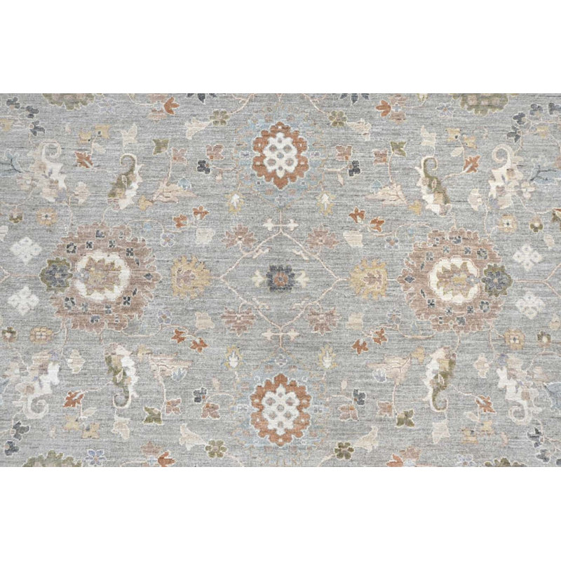 Transitional One-of-a-Kind Rectangle 8' X 9'11" Hand Knotted Area Rug