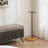 Solid Wood Base Freestanding Snowboard Floor Display Stand, Adjustable Vertical Single Snowboard Storage Rack 