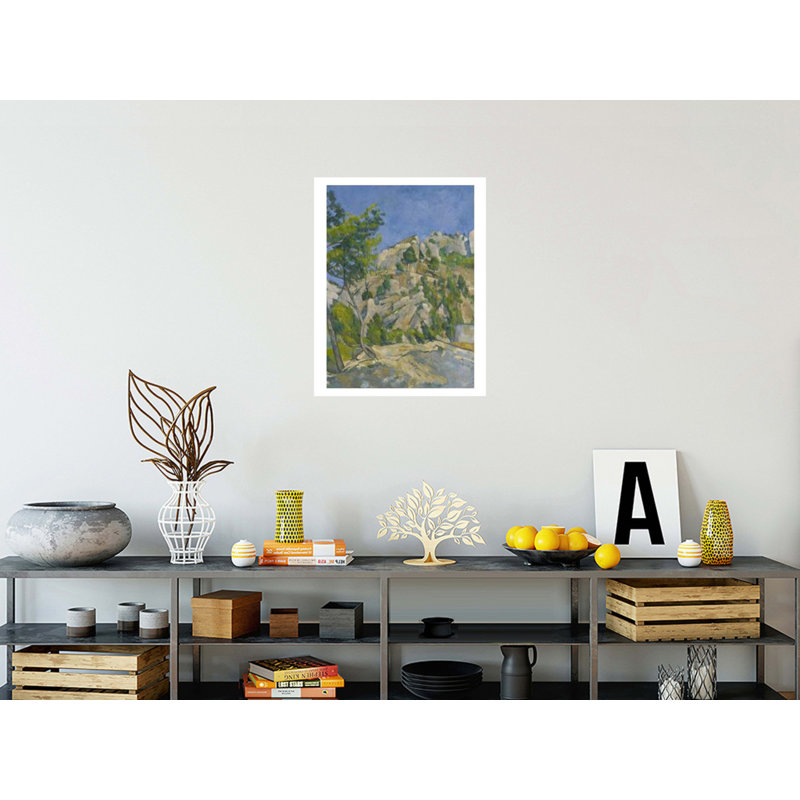 Fond de ravin (Au Fond du Ravin), impression giclée par Paul Cézanne, H 28 po x l 22 po