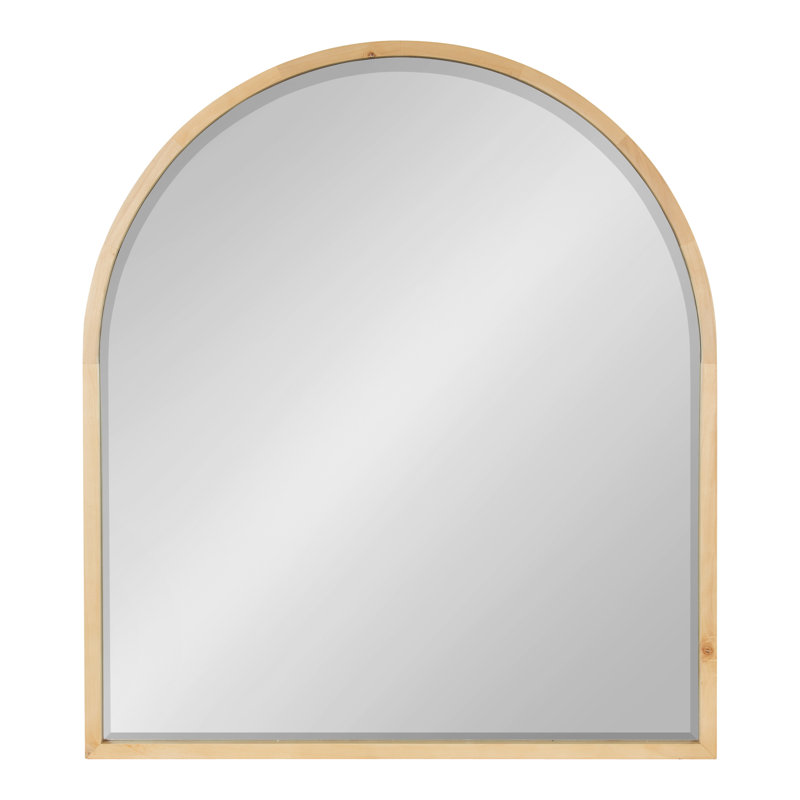 Glover Wood Arch Mirror, Natural