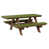 Kiwi Green Top/Antique Mahogany Base selected