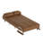 43.3" Modern Convertible Sleeper Sofa Bed In Oil-Waxed Leather For Living Room & Apartment Use