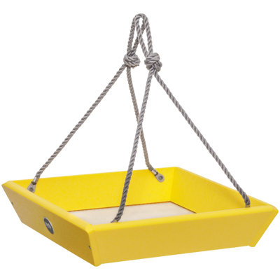 Birds Choice 11.25" Colour Pop Collection Recycled Plastic Hanging Tray Bird Feeder