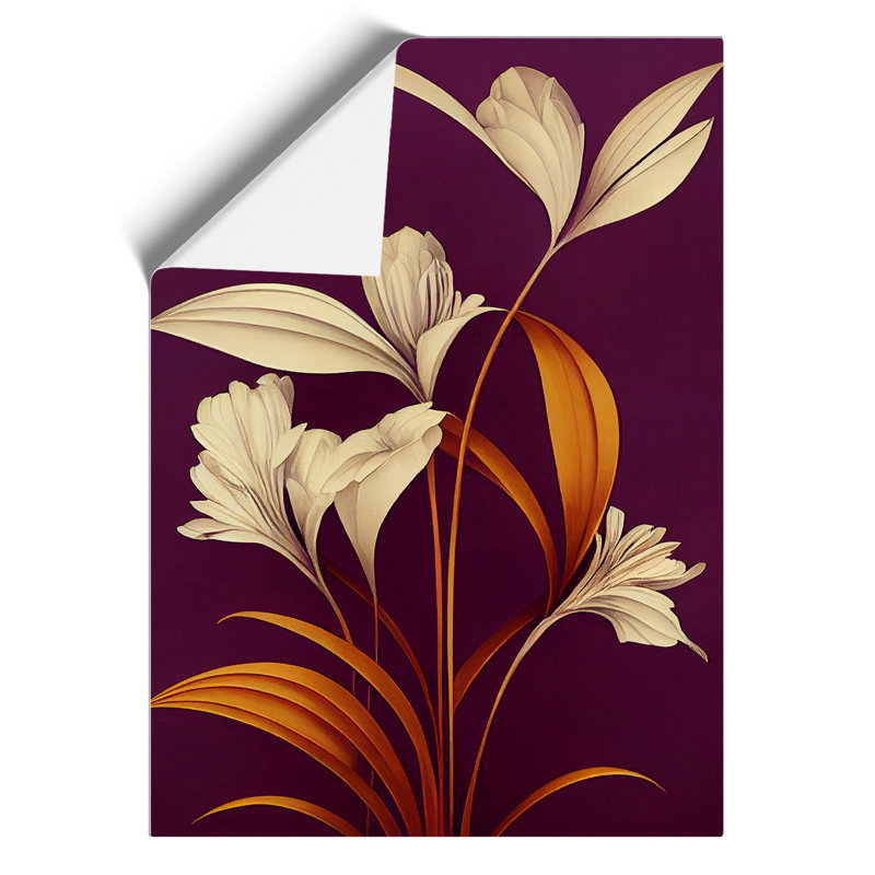 Classic Flowers No.1 - Print, 59.4cm H x 42cm W, Paper, No Matte