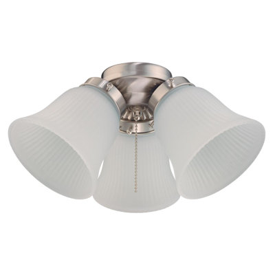 Ensemble de 3 lumières pour ventilateur de plafond Cluster