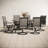 Alyah 6 - Person Patio Dining Set with Rectangular Table