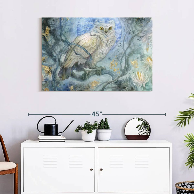 Brampt Night Wings II, 24" H x 36" W