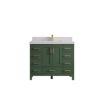 Ensemble de meuble-lavabo simple 42 po Malibu