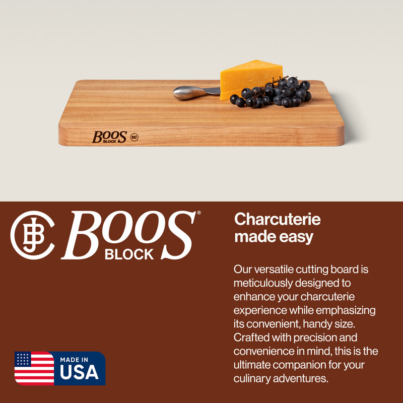 John Boos Maple Wood Chop N Slice Reversible Cutting Board, 18" x 12"