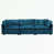Chenille bleu sélectionné
