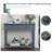 Floriean Rustic Vintage Farmhouse Style Console Table - 2 Drawers, Bottom Shelf-1367979145