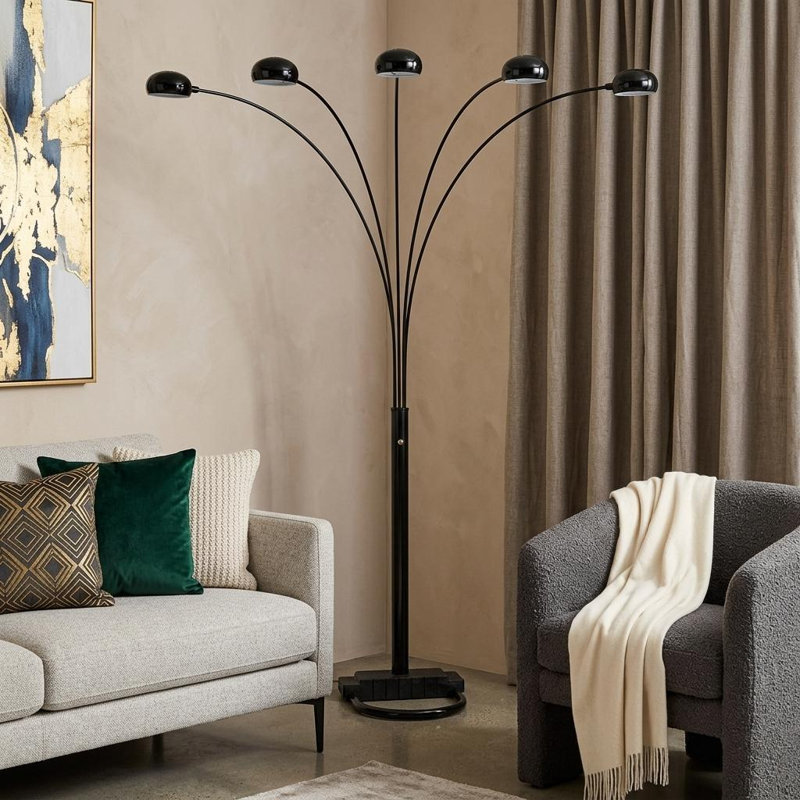Anaalicia 84'' Black Floor Lamp