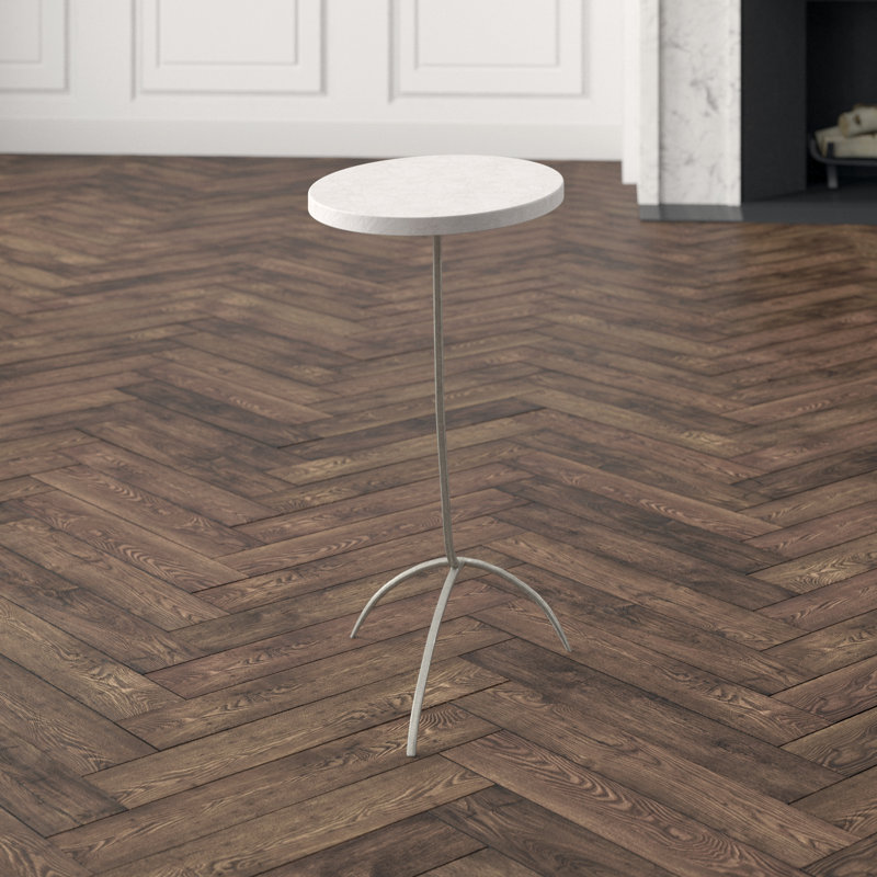 Clam Stone Top End Table