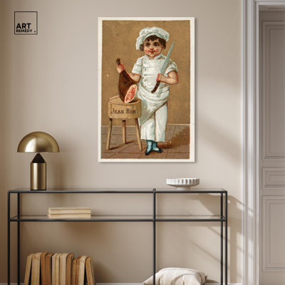 Little Jean Bon Canvas Vintage Posters by Art Remedy