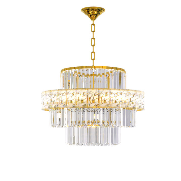 Mercer41 Juzefa 8 - Light Dimmable Tiered Chandelier | Wayfair