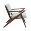 Chaise d'appoint 30 po Mid-Century avec coussins moelleux