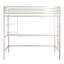 Lit mezzanine en métal avec bureau intégré Maxwell par Novogratz-40841837-40841838