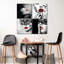 «Red Lips Pop», ensemble de 4 reproductions sur toile par L. C. Sutton Creations-1603170136
