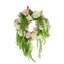 25" Spring Wreath with Dahlias, Hydrangeas and Hanging Ferns