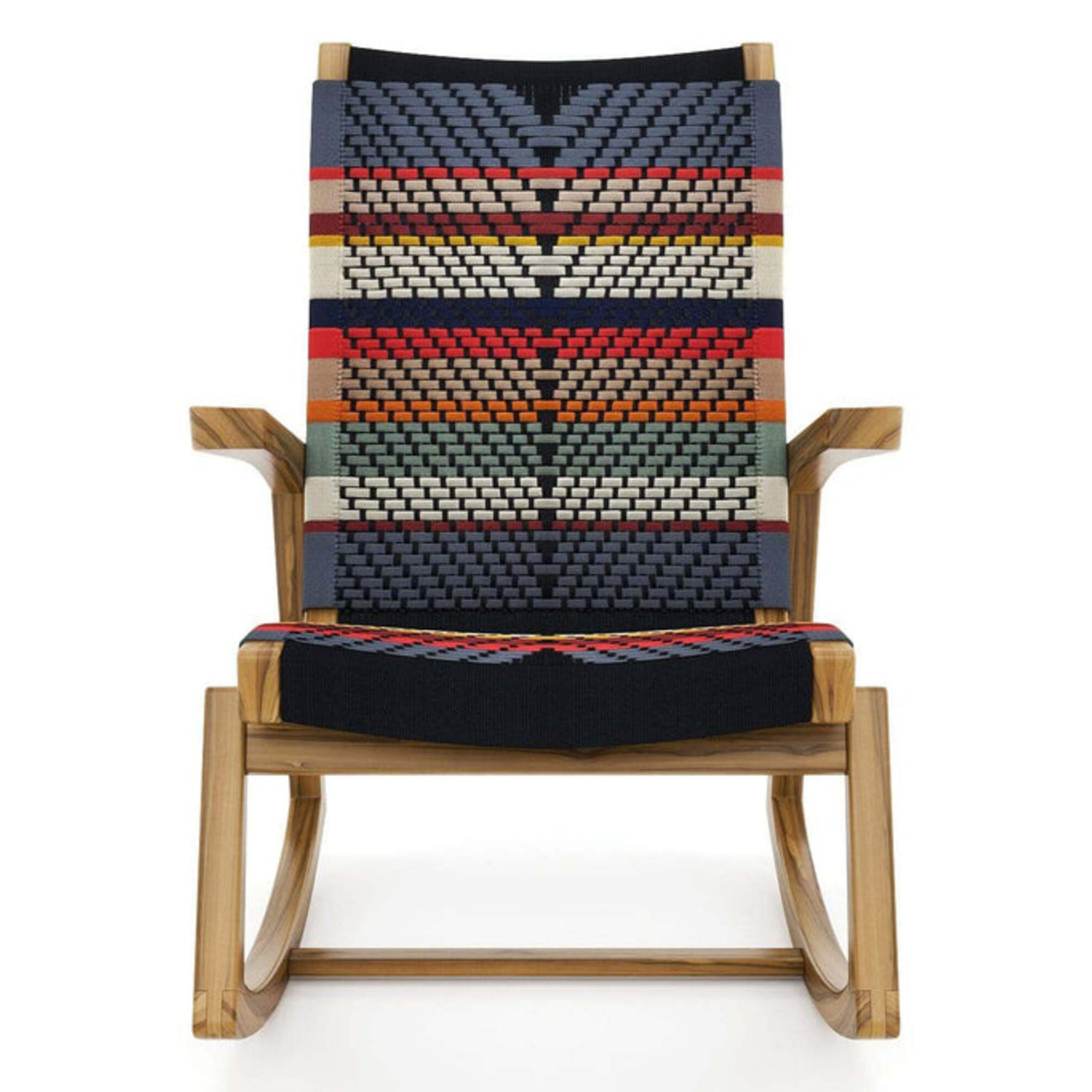 Amador Rocking Chair, San Geronimo Pattern, Natural