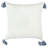 Lunette Tassels Reversible Throw Pillow