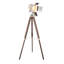 Lillian 97cm Brown Tripod Floor Lamp