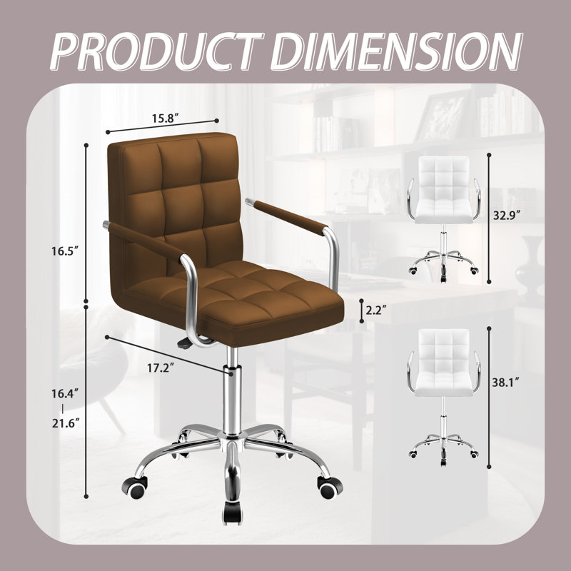 Pierron Task Chair, Brown