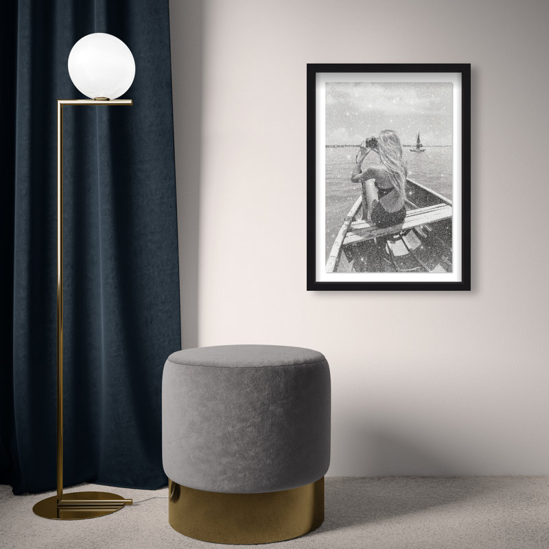Frame Of Solitude Print by Oliver Gal, 31.5"H x 21.5"W, Black Shadowbox
