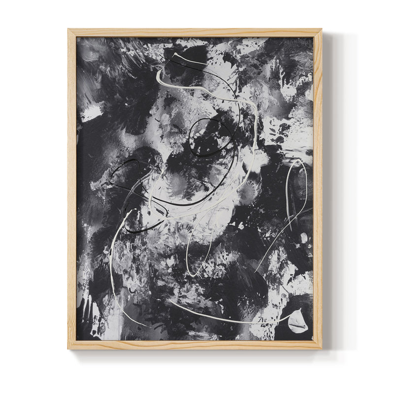 Radical Mix I, reproduction encadrée - bois massif, H 11 po x l 9 po