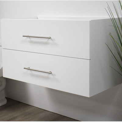 Base de meuble-lavabo mural simple 35,13 po Abdirahman
