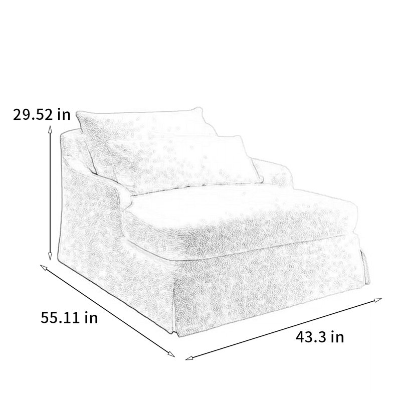 Simple and comfortable pine chair