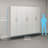 Garagecore 3 Shallow Cabinetss & Doors In White-1200854505