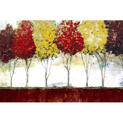 " Warm Treeline 2 " Painting Print