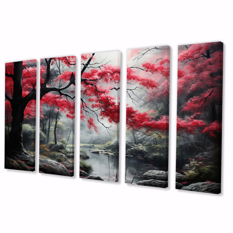 Impression sur toile 5 pièces