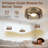 20-inch Cage Fan Ceiling Flush Mounted Light Fixture Dark Walnut-670189407