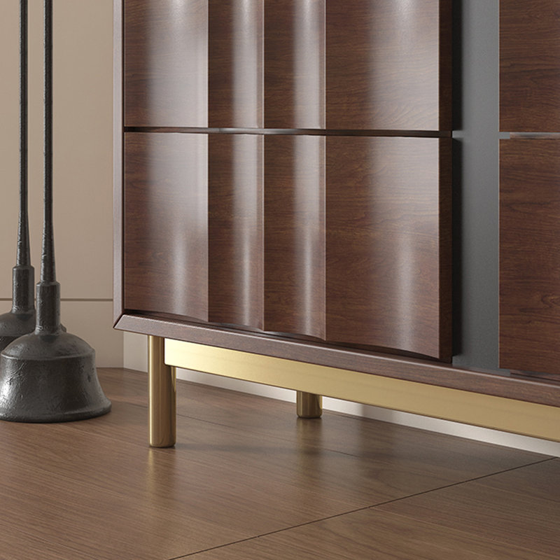 Italian Style Retro Durable Accent Cabinet