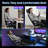 High-Back Adjustable Reclining Ergonomic Fabric PC & Racing Game Chair with footrest-325439092