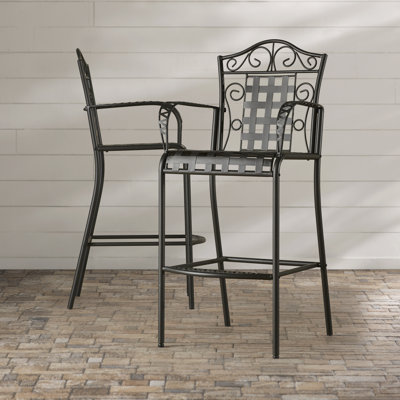 Apisan Metal Outdoor 28'' Bar Stool