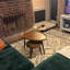 Ensemble de 2 tables gigognes Mid-Century en noyer