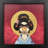 Geisha Duck Non-Glass Framed Art