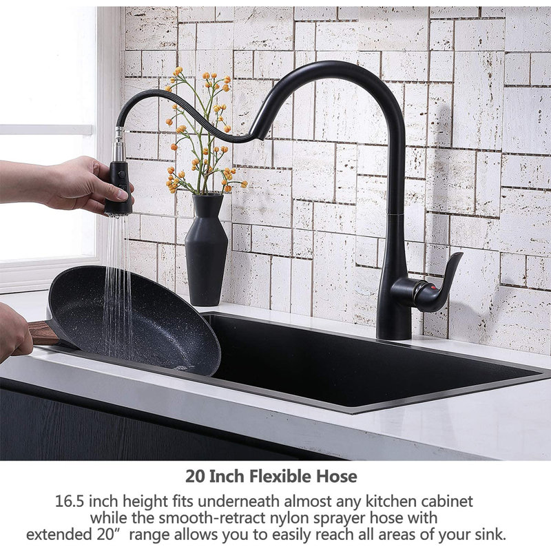 Hotis Pull Down Touchless Kitchen Faucet