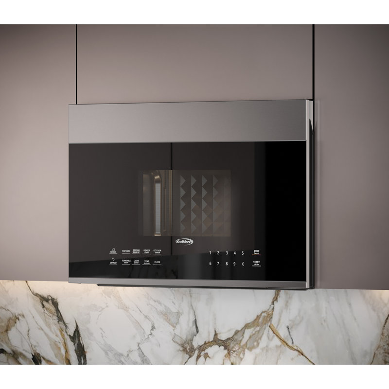 KoolMore 1.3 Cubic Feet 1000 Watt Over The Range Microwave with Sensor Cooking