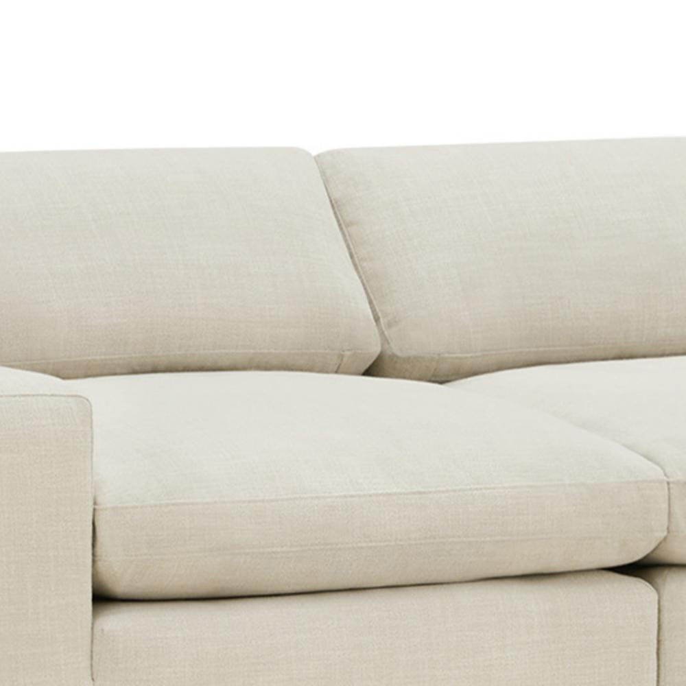 Asher 81" Modular Sofa, Cream
