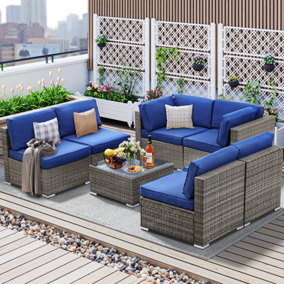 7 Piece Group with Cushions