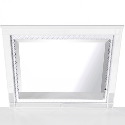 Mirror With Integrated LED Lighting And Low Distortion Glass