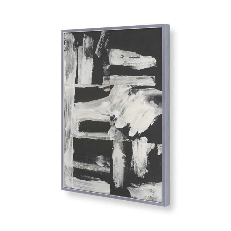 «Structural Dissonance I» par Melissa Wang, reproduction d'art, Impression sur cadre ouvert sans papier mat, Argent argent