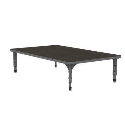 Apex Series Adjustable Height Rectangular Activity Floor Table