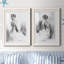 «Soft Silhouette I», ensemble de 2 reproductions d'art-956800061-956800013-1031789614