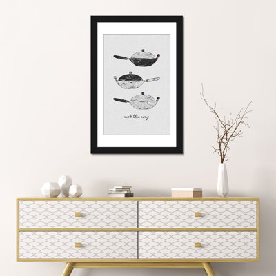 « wok this way », impression sur toile